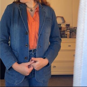 90s Denim Blazer